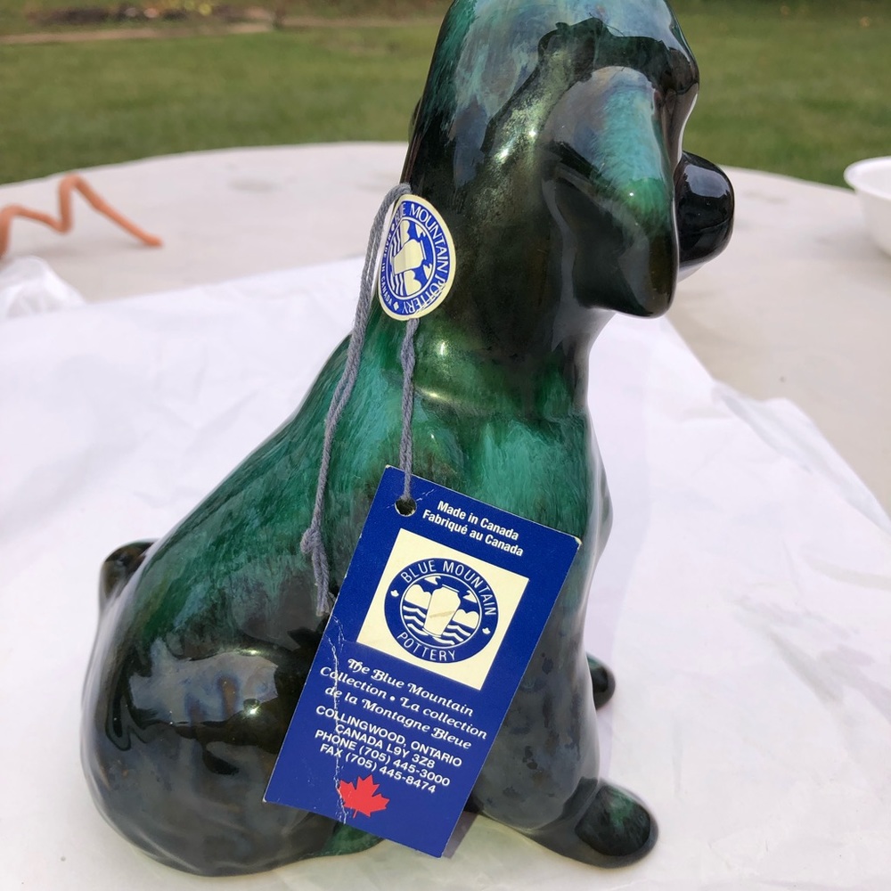 Blue Mountain Pottery Dog